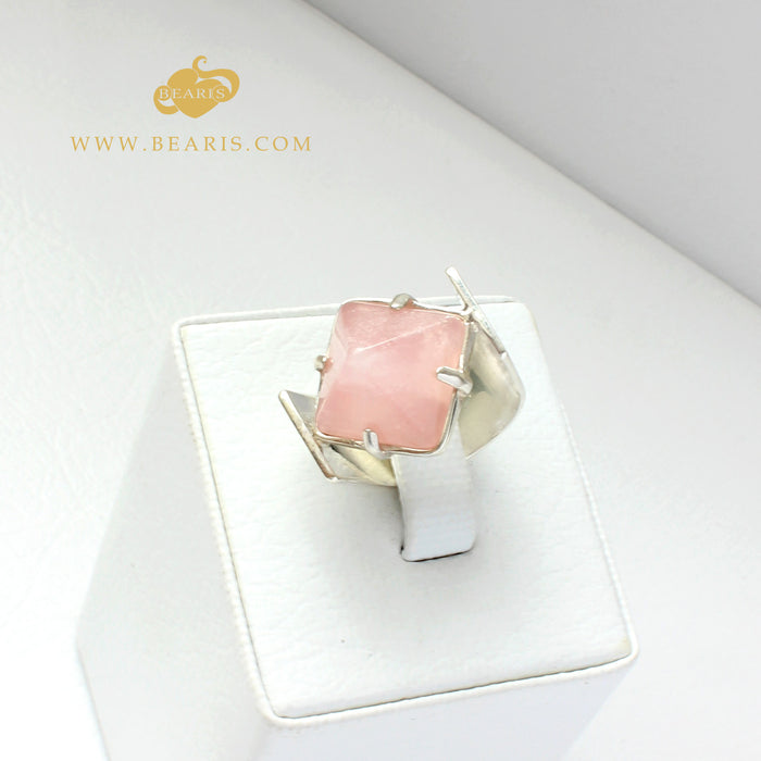 Sortija Cuarzo Rosa