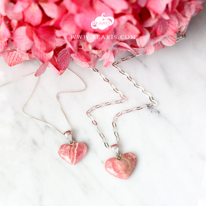 Dije Corazón Rodocrosita