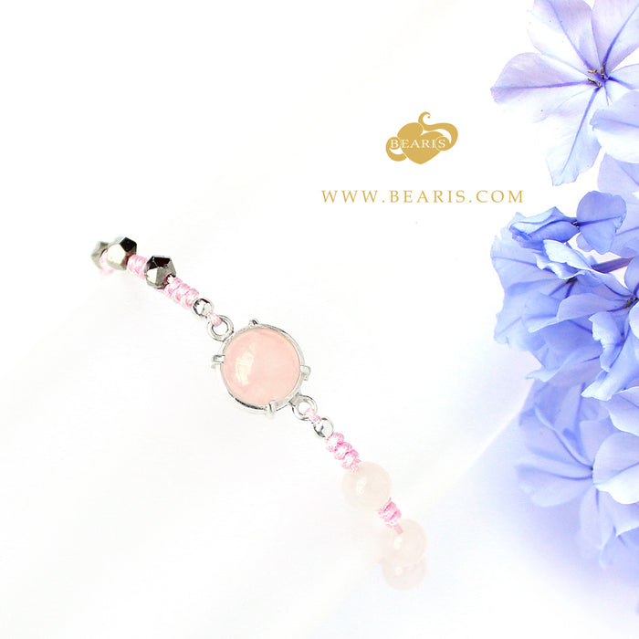 Pulsera Olena Cuarzo Rosa