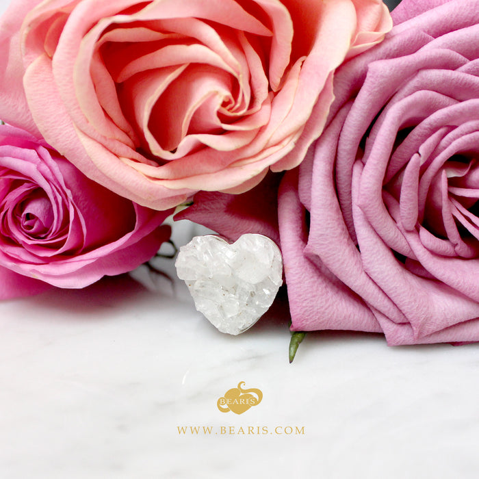 Sortija Drusa Cuarzo Cristal