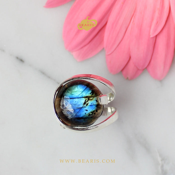 Sortija Rebeca Labradorita