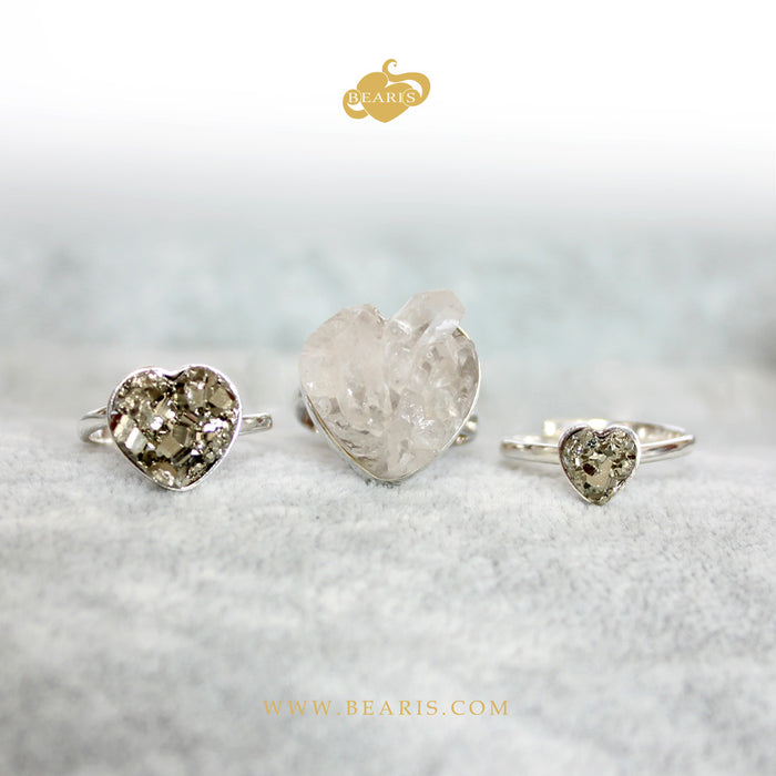 Sortija Drusa Cuarzo Cristal